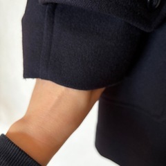 学生用ダッフルコート　紺色の画像