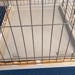 トイレが仕切れる ペットケージ  の画像