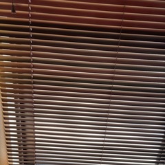 ブラインド　ブラウンの画像