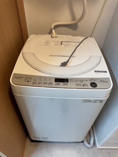Sharp 2023年製 7kg 洗濯機 (さつき) 郡山の生活家電《洗濯機》の中古
