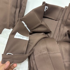 02新品　AIFY カーテン　4枚セット　1級遮光　100×丈178cm　レースカーテン付きの画像