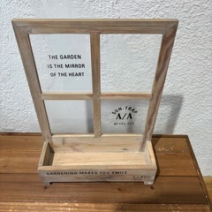 ハンドメイド＊窓枠＆プランター付き飾りの画像