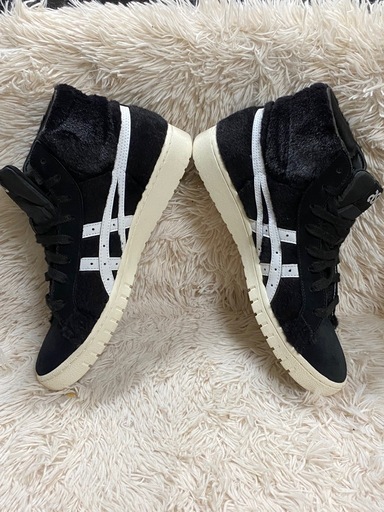 美品ASICS GEL PTG MT ファー 黒 27.5センチ