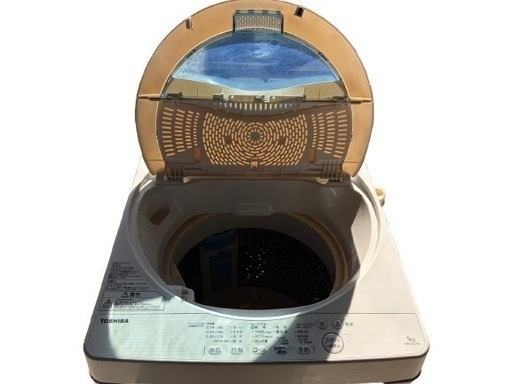 TOSHIBA　洗濯機　AW-5G5 5.0Kg   17年製
