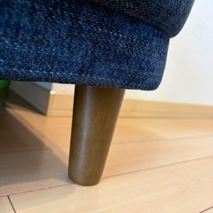 ソファー　2.5人掛け　ツイード素材の画像