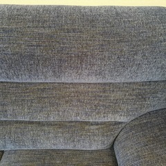 ソファー　2.5人掛け　ツイード素材の画像