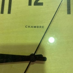 木目調壁掛け時計の画像