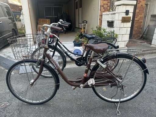引っ越しのため、自転車2台まとめて売ります