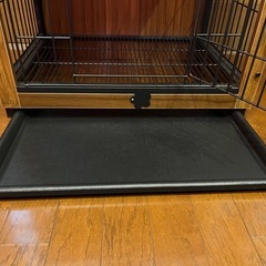 木目調ペットゲージの画像
