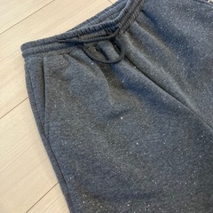 シーン ラメ入りスエットパンツ Lサイズ グレーの画像