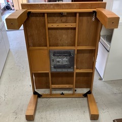 ☆値下げ☆　I 2602-0067 シンプル家具調こたつ　通電確認済み　キズ汚れ有りの画像