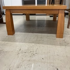 ☆値下げ☆　I 2602-0067 シンプル家具調こたつ　通電確認済み　キズ汚れ有りの画像