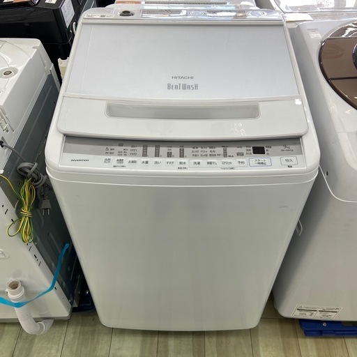 日立 9.0kg 全自動洗濯機【リサイクルフカツ岡崎倉庫店】260202YS-4