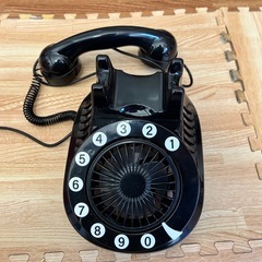 USB式黒電話型扇風機
の画像