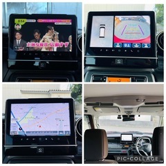 2022年式スペーシアギアハイブリッド、1万7千キロ、2年車検付き、アラウンドビューモニター、両側パーワスライドドア、シートヒーターの画像