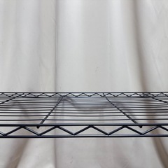 ブラック　メタルラック　ハンガーラックの画像