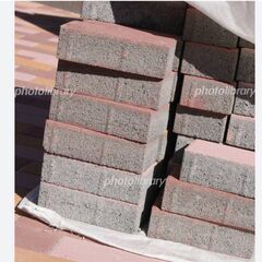 使用済みレンガ、ぶろっく。土意外の付着物はありませんの画像