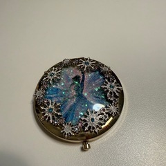 アナ雪/エルサ　コンパクトミラーの画像