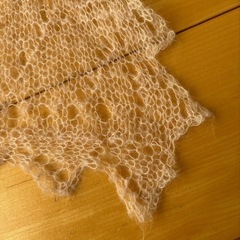 バラ色の暮らし　ストール　ピンク 120×80cmの画像