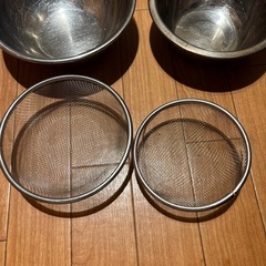 ボウル、ザルの画像