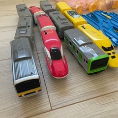 プラレール　車両・線路・踏切等セットの画像