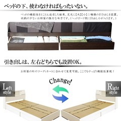 お譲り先決まりました。ダブルベッド　マットレス付きの画像