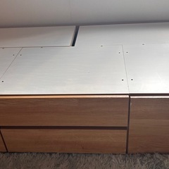 ニトリチェストベッド（シングル）の画像