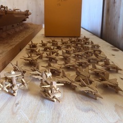 　木製　空母　エンタープライズの画像