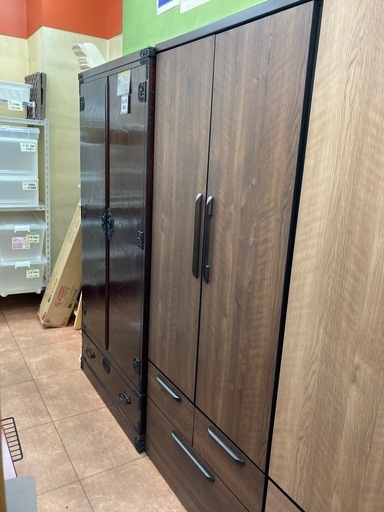 ?大川家具?クローゼット?収納?ブラウン?木目調?2595