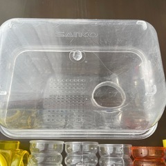 三晃商会]ハムスター用砂浴び容器ハムスタージョイントバスハウス（パイプ付き）の画像