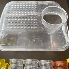 三晃商会]ハムスター用砂浴び容器ハムスタージョイントバスハウス（パイプ付き）の画像