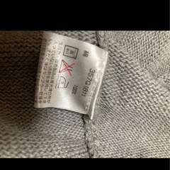 ③KRT グレー カーディガン LLサイズの画像