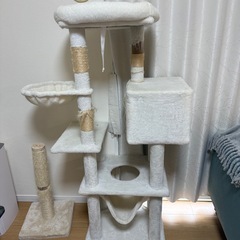 【受け渡し予定】キャットタワー/爪研ぎ消耗あり　の画像