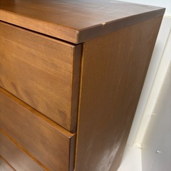 無印良品木製チェスト4段の画像