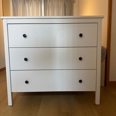 【お譲り先決まりました】IKEA　チェスト 3段引き出しの画像