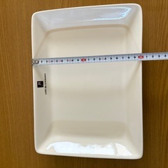 条件付き無料　新品　角皿　クロワッサンの画像