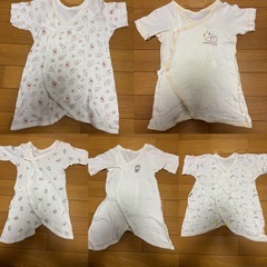 【長短どっちも】新生児肌着セットの画像