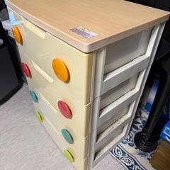 収納ケース キッズチェストの画像