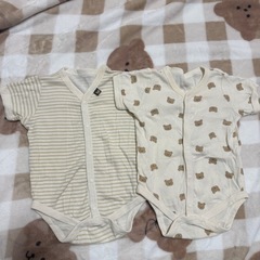 サイズ60 70 前開きロンパースの画像