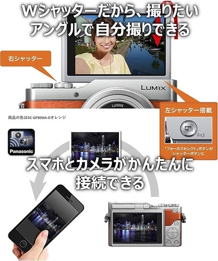 4K ミラーレス一眼カメラ　パナソニック　LUMIX DC-GF9W ダブルレンズキット