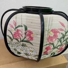 岐阜特産廻転行燈 汚れ破損あり2点セットの画像