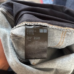 ユニクロ　デニム　マタニティの画像
