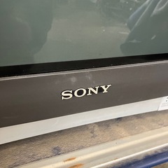 ソニー製のトリニトロンブラウン管テレビ　SONY の画像