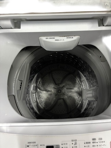 ニトリ 6kg 全自動洗濯機 2021年製（NTR60）