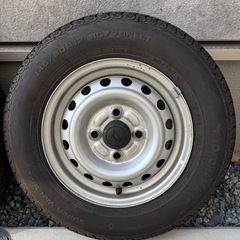 ヨコハマタイヤ　スーパーバン　軽用　2025年製造　ホイールセット　ナット付の画像