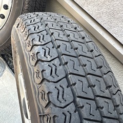 ヨコハマタイヤ　スーパーバン　軽用　2025年製造　ホイールセット　ナット付の画像