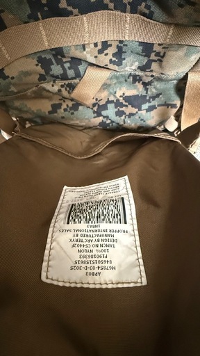 米海兵隊 USMC 大型バックパック デジタルカモ ミリタリー