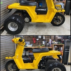 HONDA ジャイロX TD01 軽整備済み🔧　太足‼️ 2サイクル 走る曲がる止まるOK‼️ ホンダ　スクーター　ミニカー　カスタムマシン　2スト　バギー風　原付　49ccの画像