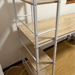 2/23手渡し　棚付きデスク（女性使用分）の画像