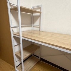 2/23手渡し　棚付きデスク（女性使用分）の画像